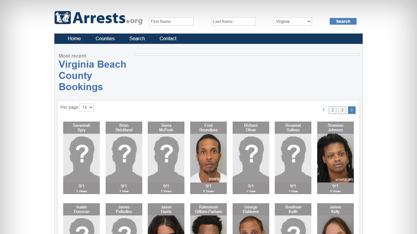 Virginia Beach County Arrests and Inmate Search